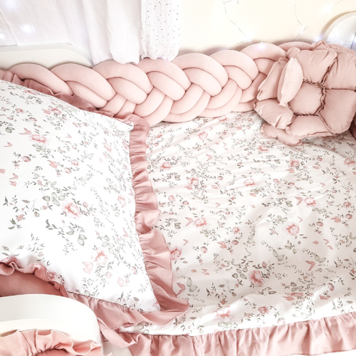 pościel dla dziecka w różyczki