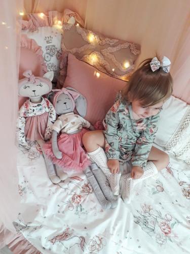 pościel z falbankami