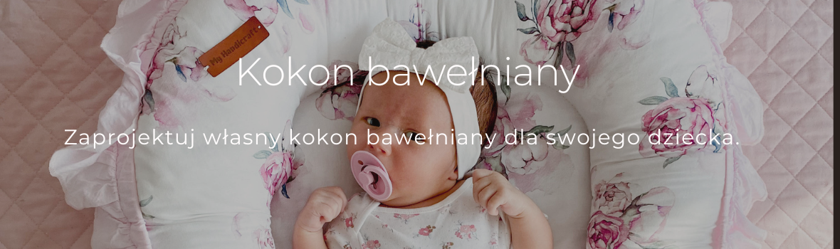 kokon niemowlęcy z falbanką
